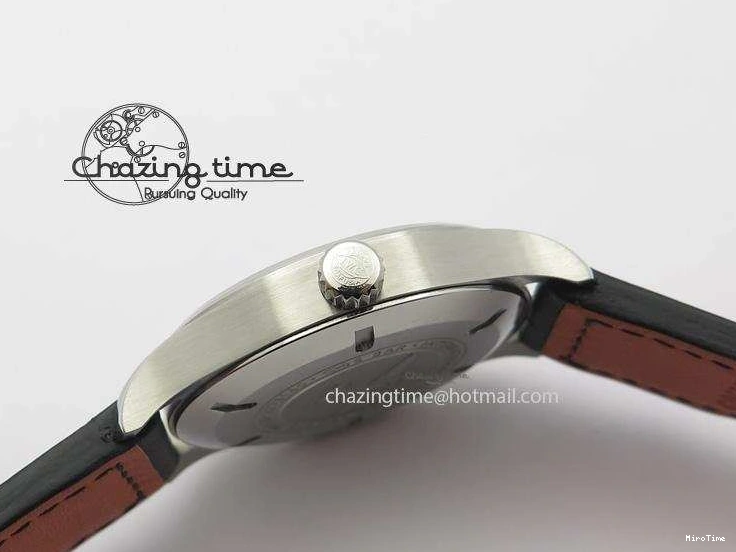 MIROTIME 0501 Mark XVIII IW327001 SS Mk Maker Best Edition Black Dial On Black Leather Strap A SunProtective 7299